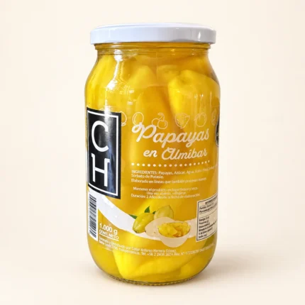 Papayas en almíbar CH 1 kg - fotografía basada en producto real